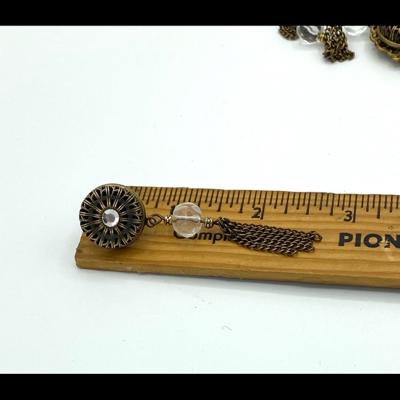 Bridgerton Inspired Jewelry Victorian necklace Earrings Bracelet Set - Picture 12 of 16